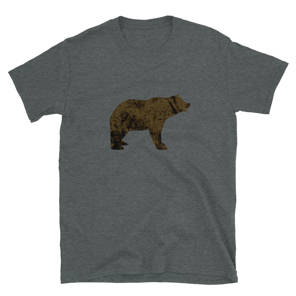 Brown Bear T-Shirt - Bear Art - Mens T-shirt - Womens T Brown Bear T-Shirt - Bear Art - Mens T-shirt - Womens T