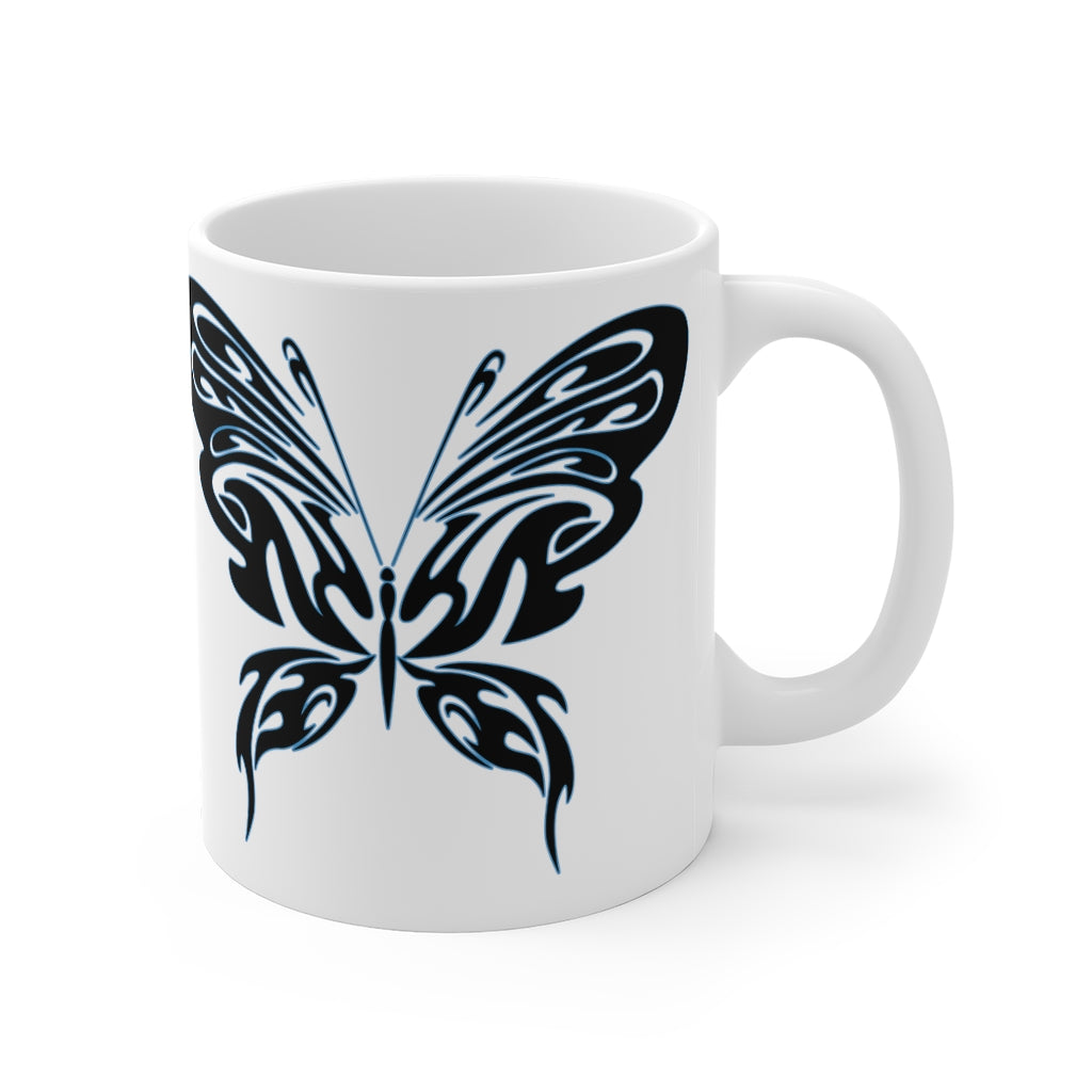 Butterfly Silhouette Coffee Mug 11oz