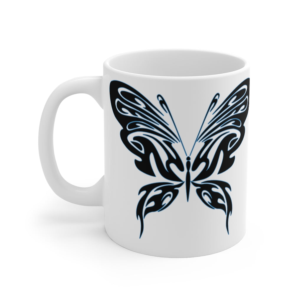 Butterfly Silhouette Coffee Mug 11oz