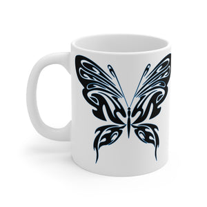 Butterfly Silhouette Coffee Mug 11oz