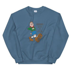 indigo blue early bird sweatshirt