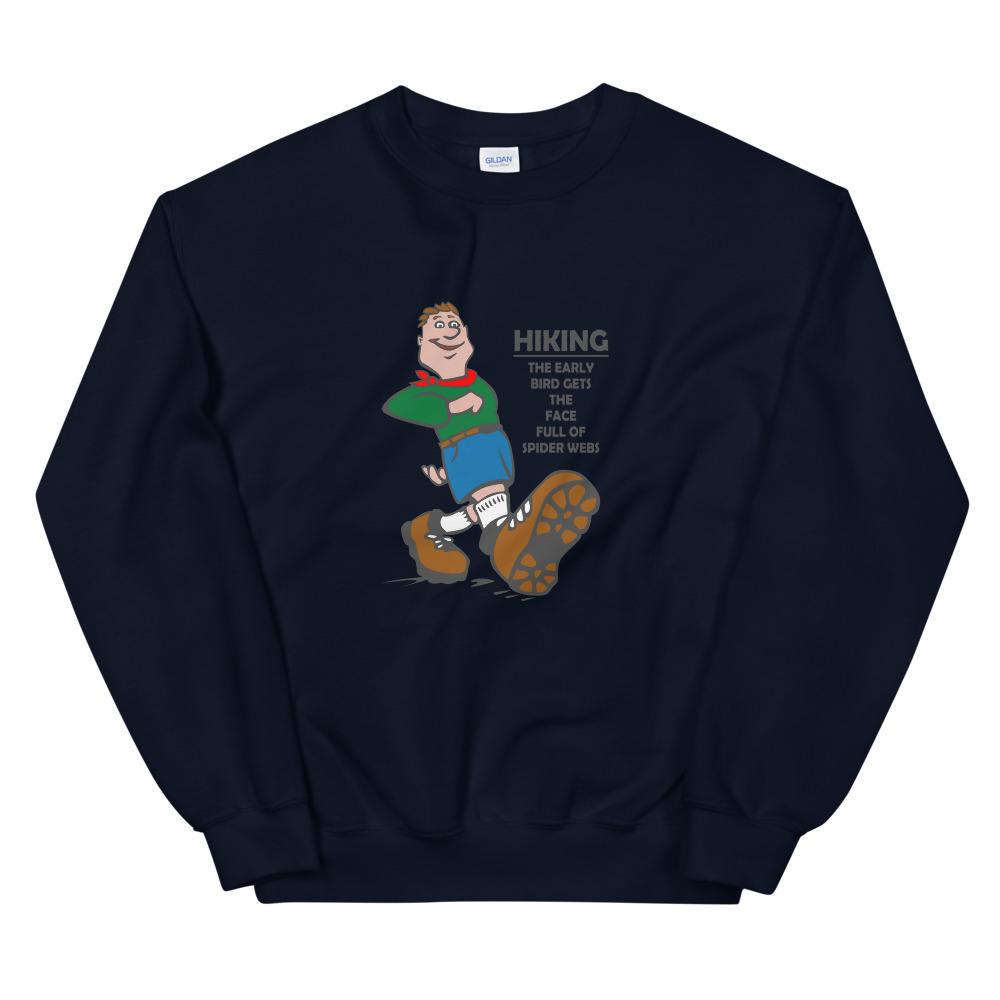 navy early bird sweatshirt