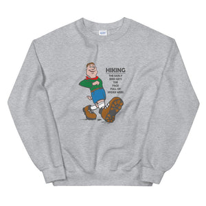 sport grey early bird sweatshirt