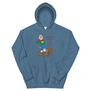 indigo blue face full of spider webs hoodie