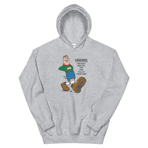 sport grey face full of spider webs hoodie