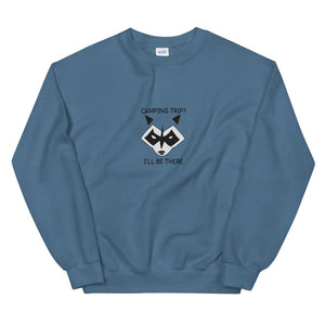 Camping Raccoon Sweatshirt - Unisex - Mens Sweatshirt - Womens Sweatshirt