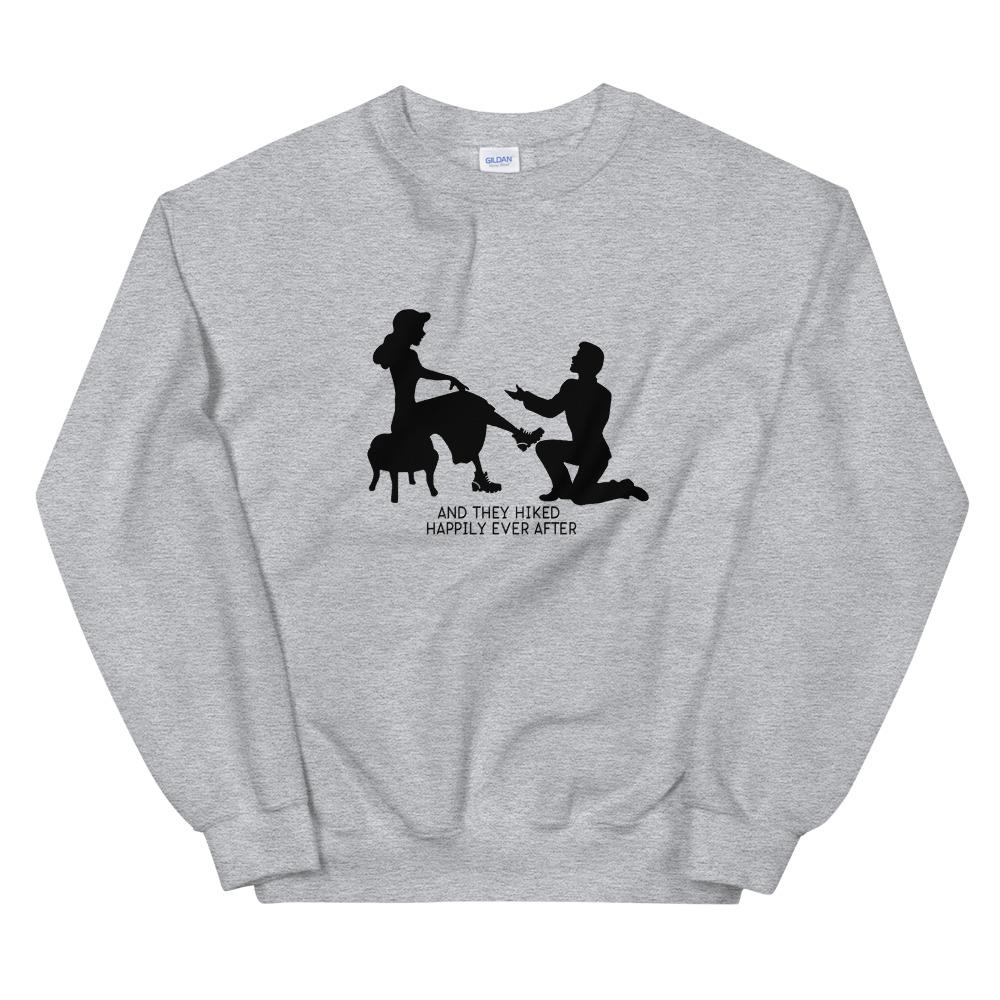 sport grey happily ever after sweatshirt