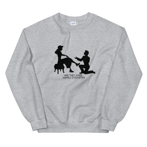 sport grey happily ever after sweatshirt