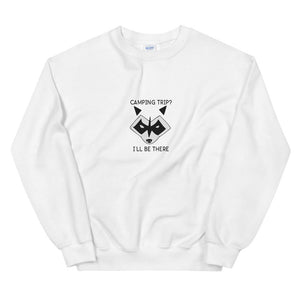 Camping Raccoon Sweatshirt - Unisex - Mens Sweatshirt - Womens Sweatshirt