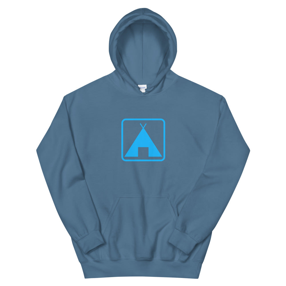 Camping Sign Unisex Graphic Hoodie