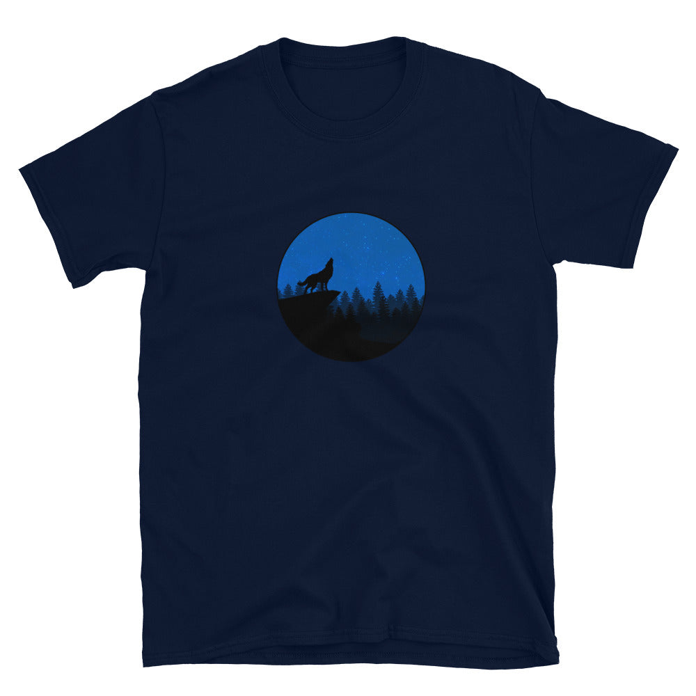 Howling Wolf T-Shirt – Wolf T-Shirt – Unisex Graphic T-Shirt