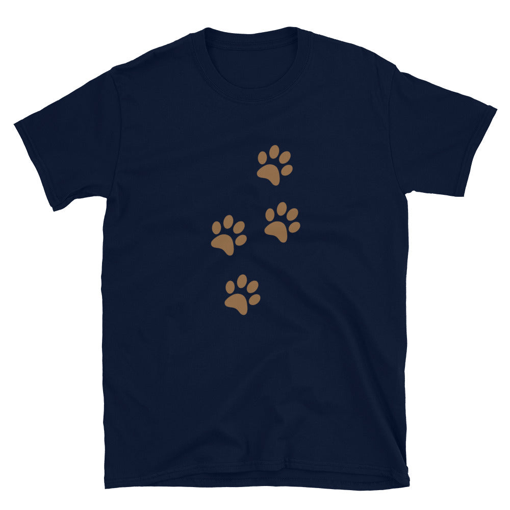 Paw Prints T-Shirt – Love Is A Four-Legged Word – Graphic T-Shirt