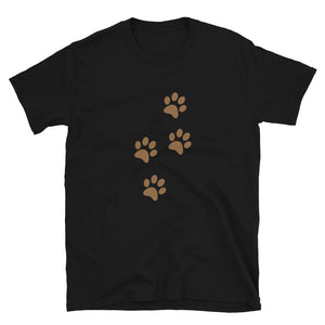 Paw Prints T-Shirt – Love Is A Four-Legged Word – Graphic T-Shirt