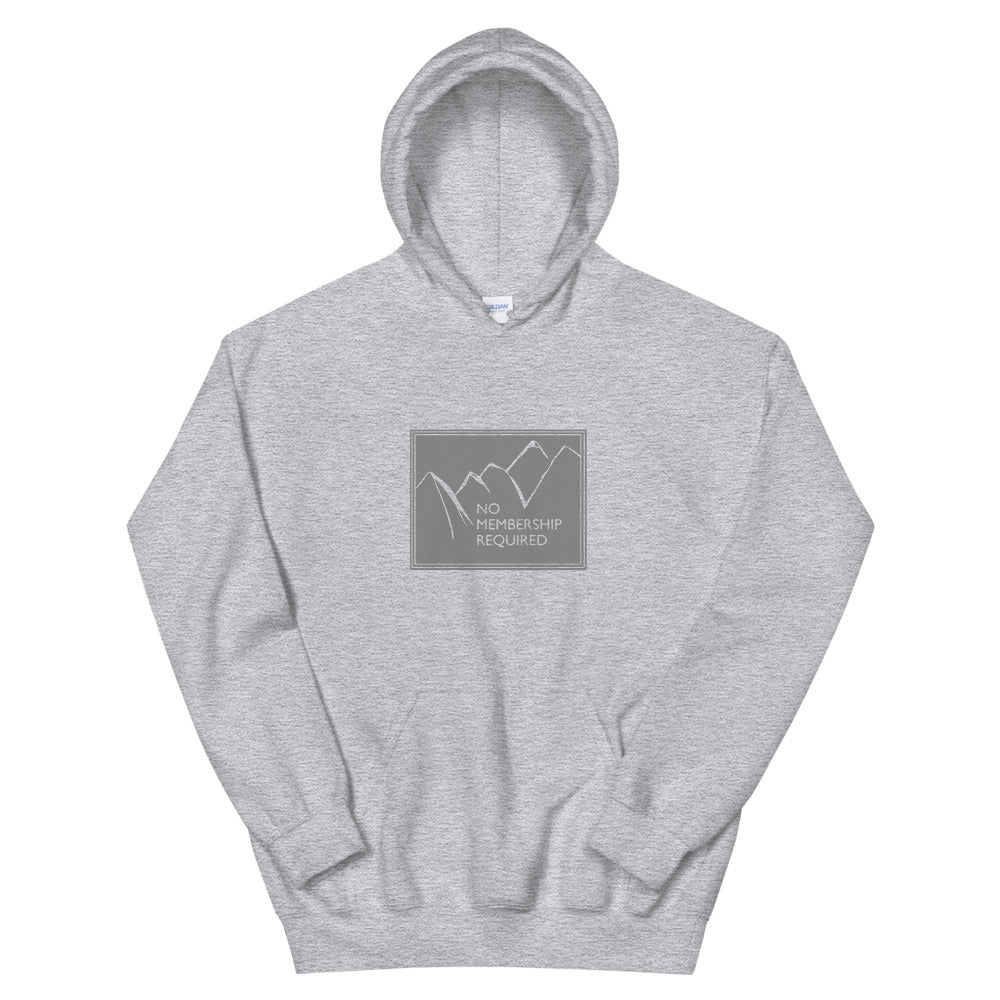 No Membership Required - Unisex Graphic Hoodie