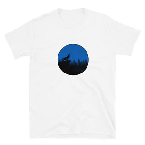 Howling Wolf T-Shirt – Wolf T-Shirt – Unisex Graphic T-Shirt