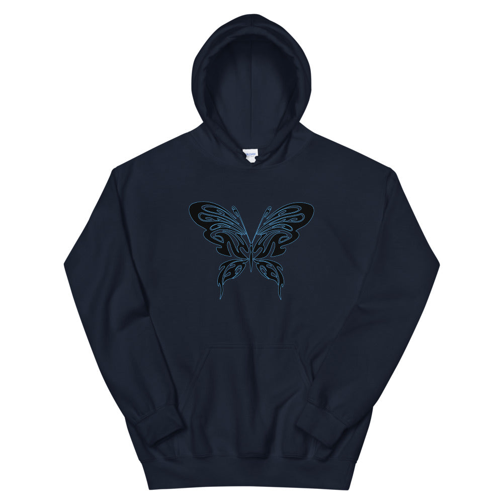 Butterfly Silhouette Unisex Graphic Hoodie