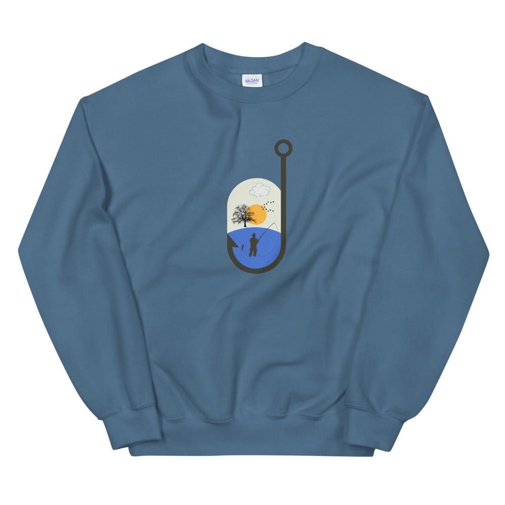 Fishing Unisex Graphic Sweatshirt