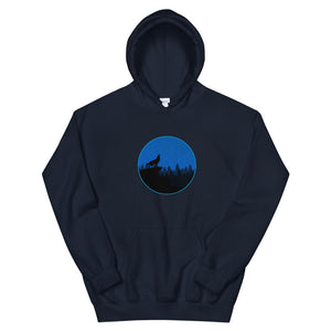 Wolf Howling - Unisex Graphic Hoodie