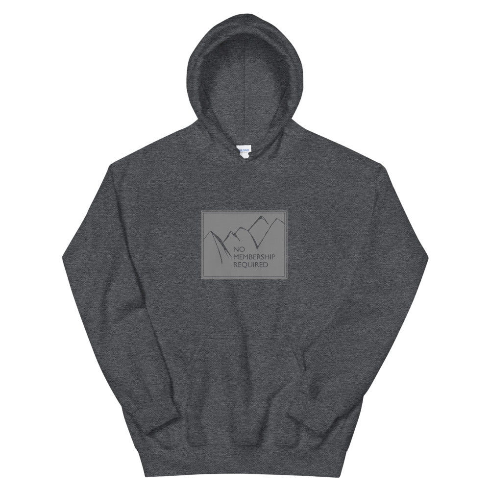 No Membership Required - Unisex Graphic Hoodie