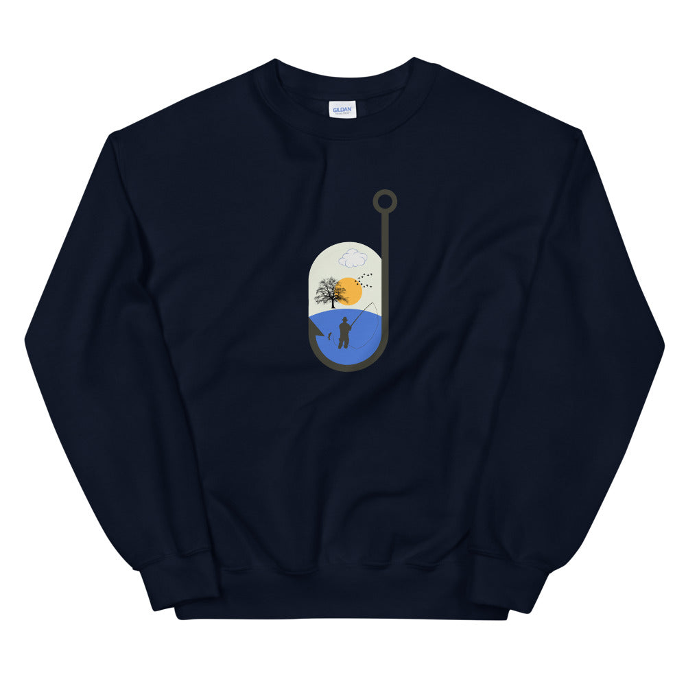 Fishing Unisex Graphic Sweatshirt