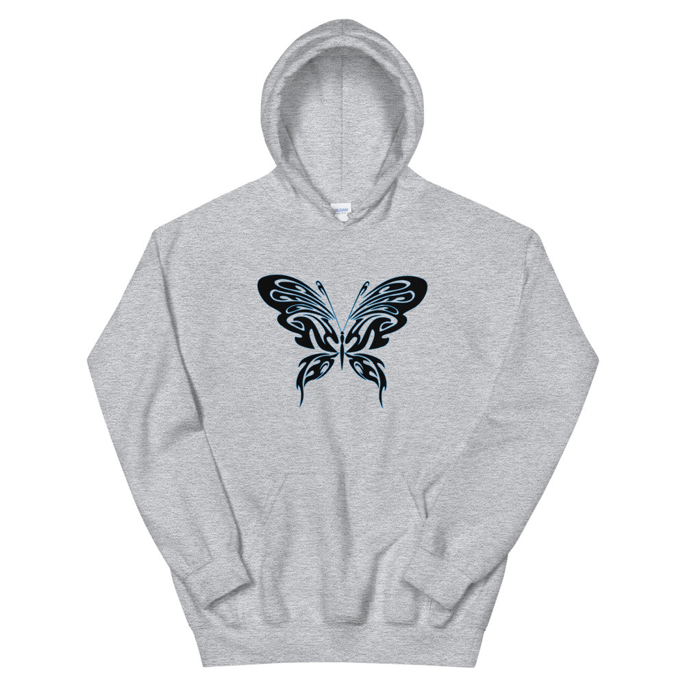 Butterfly Silhouette Unisex Graphic Hoodie