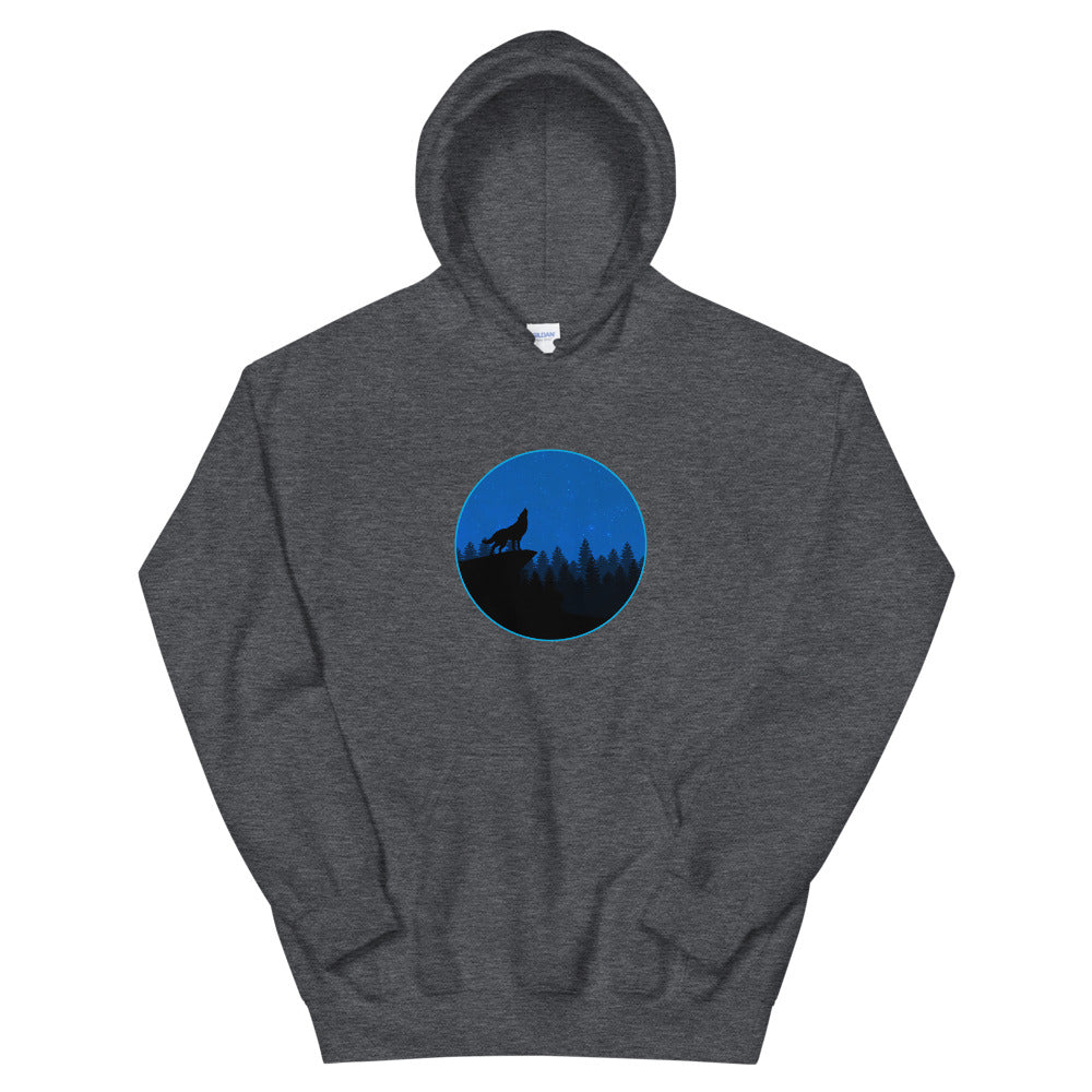 Wolf Howling - Unisex Graphic Hoodie