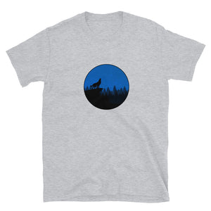 Howling Wolf T-Shirt – Wolf T-Shirt – Unisex Graphic T-Shirt