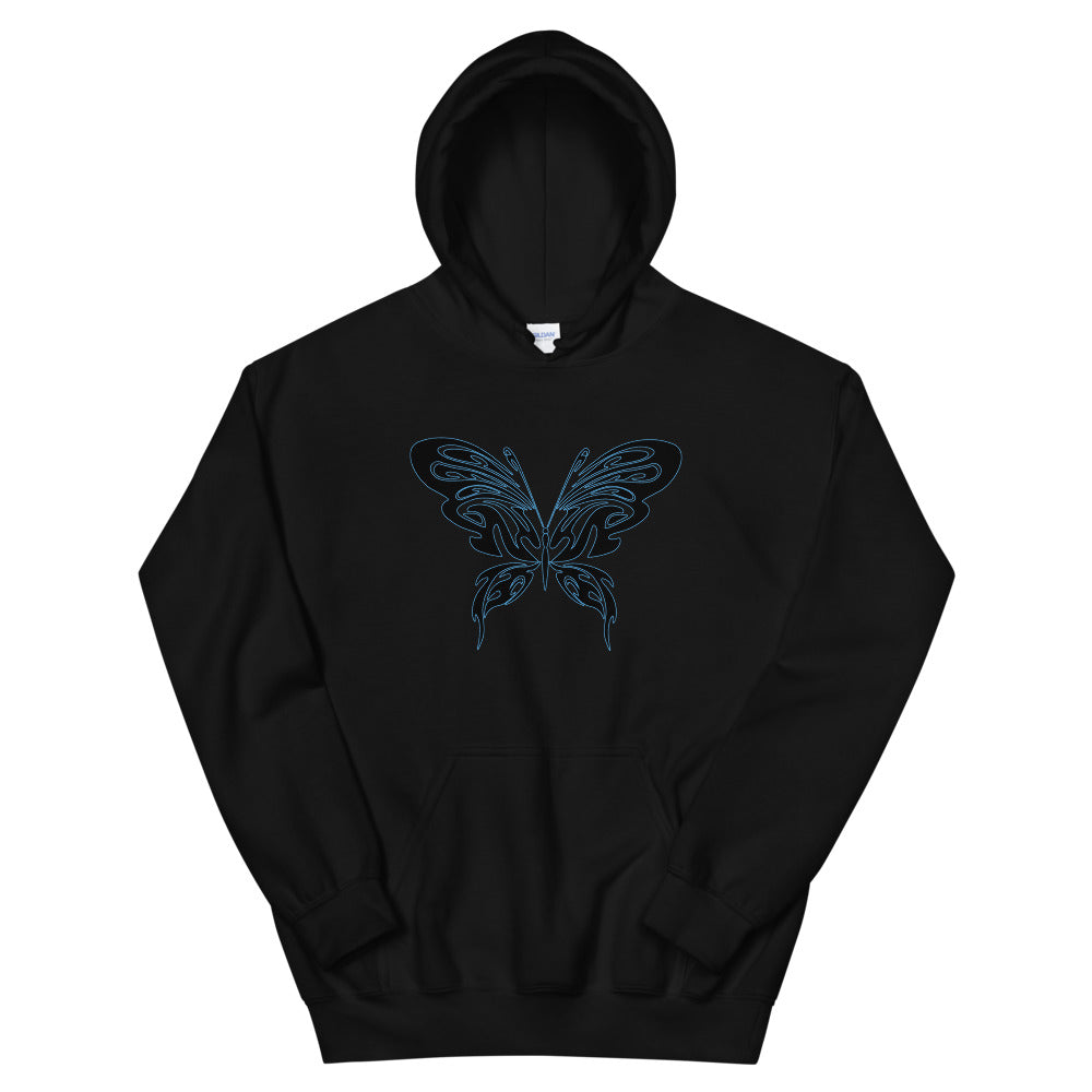 Butterfly Silhouette Unisex Graphic Hoodie