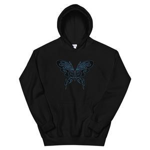 Butterfly Silhouette Unisex Graphic Hoodie