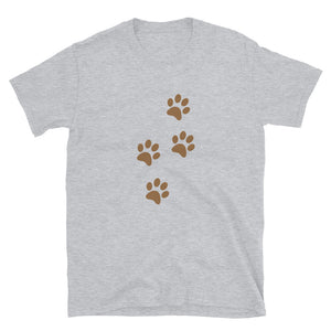 Paw Prints T-Shirt – Love Is A Four-Legged Word – Graphic T-Shirt