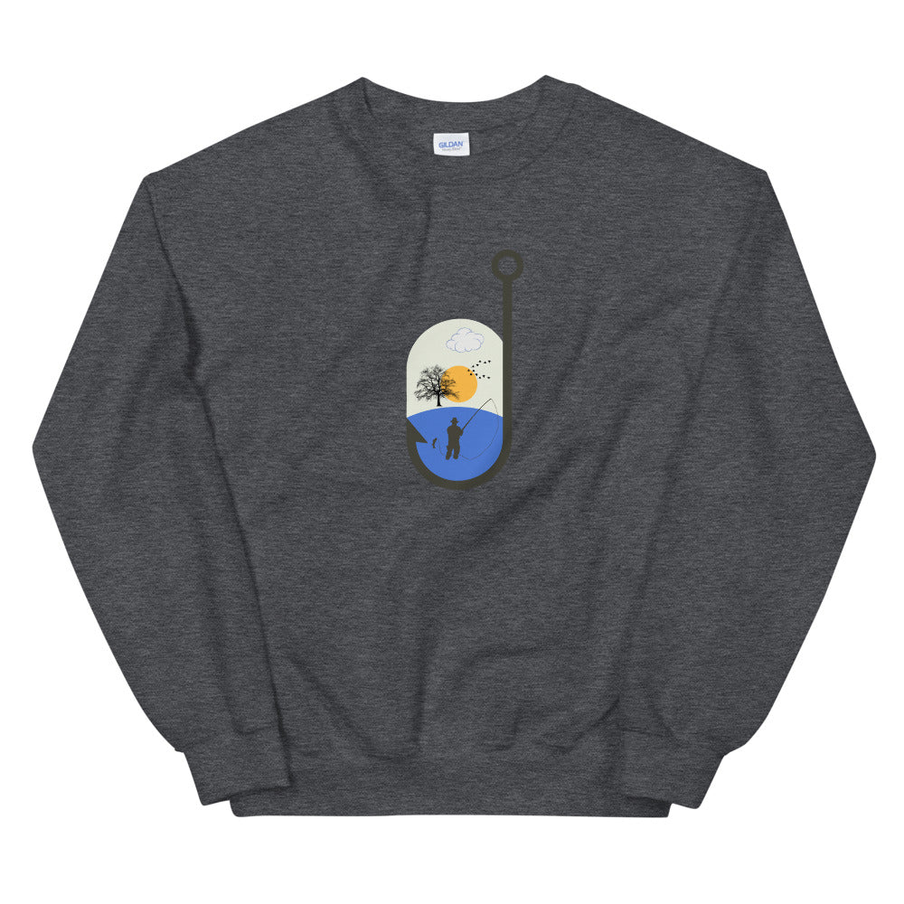 Fishing Unisex Graphic Sweatshirt