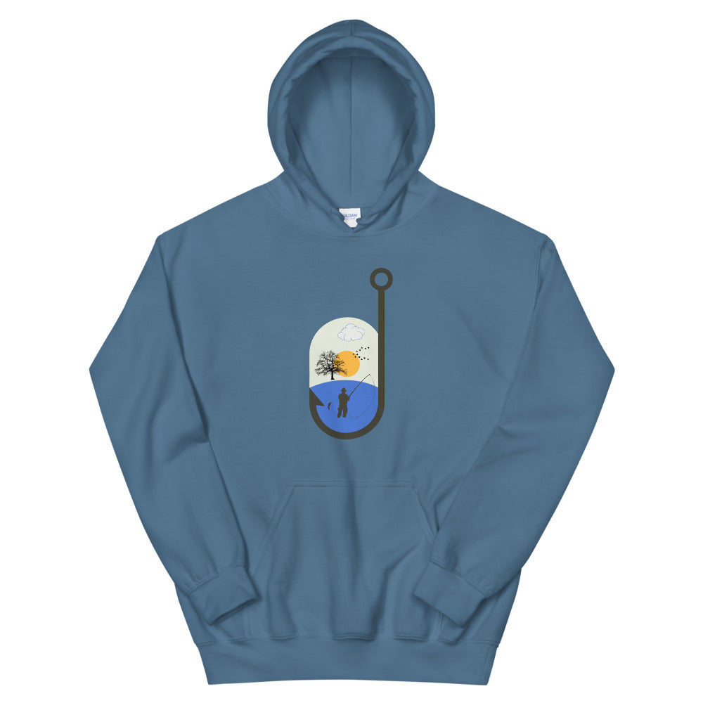 Fishing Unisex Graphic Hoodie